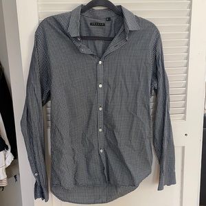 Men’s theory slim fit button up